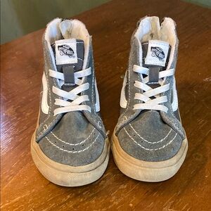 Vans Kids Gray High-Top Sneakers